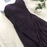 Bill Levkoff #159  Plum Purple Sample Strapless Dress 10 Photo 6