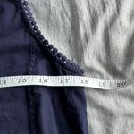 Anthropologie Porridge Tank Top Womens Size M Navy Lace Lined Cotton Beach Boho Blue Size M Photo 7