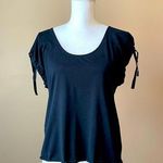 Hugo Boss  | Black Drawstring Sleeve Tee Sz S Photo 1