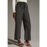 Faithfull the Brand Faithfull‎ the Brand Tahnie Pants Small NWT Black White Stripe Wide Leg Pull On Photo 1