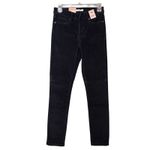 Levi's 311 Shaping Skinny Jeans Womens 26 Black Corduroy Hypersoft Stretch Pants Photo 7