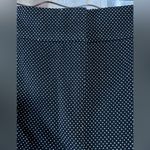 Ann Taylor NWT  Polka Dot PANTS Black, Womens Sz 14 w/Stretch Textured Bus Casual Photo 11