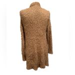 Splendid COZY TAN CAMEL Brown EYELASH SOFT Fuzzy Cardigan S Photo 2