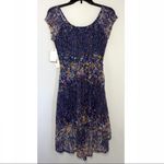 Love Reign  Navy Lace/Multicolor Floral Dress Photo 2