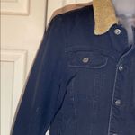 Tommy Hilfiger Denim Jacket Faux Fur Lining Vintage 1990s Y2K L Photo 2