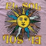 Pac Sun Women's El Sol Graphic Purple Crew Neck Cotton Tee T-Shirt L Large NWOT Photo 3