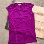 Athleta Zipper Front Athletic Top Size Small Photo 1