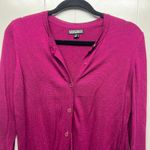 Nicole Miller Sparkle Metallic Button Front Women's Long Sleeve Cardigan Small Photo 2