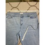 Eloquii  Denim light blue wash straight leg jeans, size 20 Photo 5