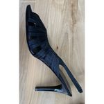 Nine West  Black Women's Revengez Textile Sandal Heels‎ - Size 9.5 M Photo 2