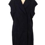 2012 MARNI at H&M Solid Navy Sleeveless Jacket Photo 0