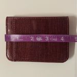 Urban Expression Urban Expressions Dark Red Shimmery Card Case NIP Photo 5