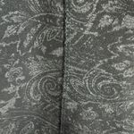 Style & Co Black Gray Paisley Print Mid Rise Skinny Knit Pull On Dress Pants L Photo 2