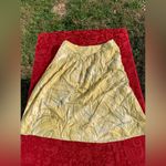 Vintage skirt size 12 tropical beach summer‎ spring whimsy vacation Green Photo 3