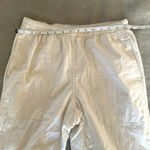 Patagonia pull on cream colored cotton cargo pants size small Photo 8
