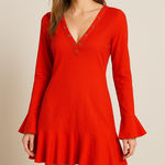 Marciano New!  red long sleeve mini dress, size‎ 38/ XS Photo 0