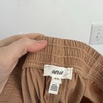 Aerie  High Waisted Go For It Baggy Cargo Pants Brown Tan NEW Womens Medium Photo 6