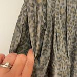 Marc New York  Andrew Marc Metallic Leopard Print Ruffle Cocktail Dress Photo 3
