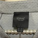 Lysse  Shirt Women's Size XS Thick Heavyweight Top Gray Patterned Side Zip Blouse Photo 2