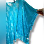 Andree by Unit  Blue Lace Kimono Cardigan sheer Photo 3