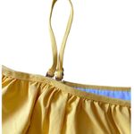 One Piece BOUTIQUE-SWIMSUIT Beautiful yellow  swimsuit, yellow off shoulder, ruffle top, adjustable straps, padded built in bra, excellent condition, size large Chest measures 16-19 inches  *ALL SWIMSUITS HAVE BEEN CLEANED SNS SANITIZED * Photo 2