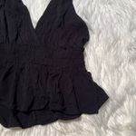 Ocean Drive Ocean Driver Halter Top Black Smocked Back Eyelet Lace S Photo 3