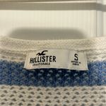 Hollister  Blue and White Knit Top Photo 1