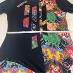 Parsley & Sage Artsy Patchwork Stripe Boho Jersey Dress Women’s Size Medium Black Photo 11