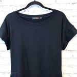 Merokeety  Black Back Tie Rayon Poly Dress Photo 2