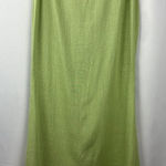 Princess Polly Women’s  Size 4 Leaf Green Linen Maxi Skirt Photo 0