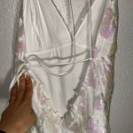 Lucy in the Sky White and Pink Sequin Dress Photo 6