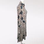 Maeve  Anthropologie Knit Long Sleeve Midi Dress Turtleneck Stretch Petite XS Photo 5