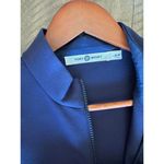 Tory Burch  Tory Sport Blue/Navy Mock Neck Zipper Mini Dress Women’s size Small​ Photo 6