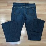 Old Navy The Diva Straight Leg Stretch Denim Jeans, Dark Wash Blue, Size 6 Long Photo 2