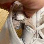 Lululemon  Energy Bra High Neck Long Line Size 6 White Gold Special Edition Zip‎ Photo 4