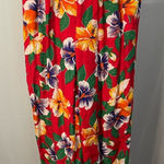 Gap VTG  Hawaiian Floral‎ Red Pants size small Photo 0