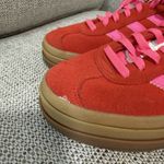 Adidas  Originals Gazelle Bold platform sneakers in red and pink size 5 Photo 3