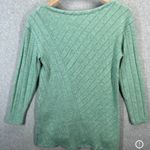 Anthropologie Maeve Devine Sweater Tunic Top Mint Green Knit Soft Ribbed Medium Photo 3