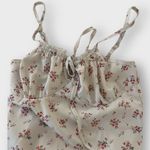 Ditsy Floral Babydoll Dress with Tie Front Size XS Photo 2