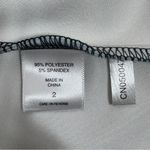 NY & Comp. Paint Stroke Print Stretch Scuba Knit Pencil Skirt Blue Grey‎ 2 Photo 10