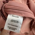 Saylor Pink Salmon Satin Peplum Top Blouse Women’s Size Small S NWT Photo 10