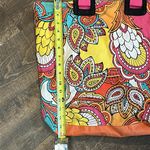 Joe Boxer  tote bag featuring a colorful paisley pattern with pink‎ straps Photo 6