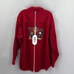 Disney Vintage Shirt Large Goofy Donald Mickey Corduroy Quarter Button Rare 90s Photo 13