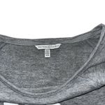 Victoria's Secret  Cropped Sweater Gray Women's Boat Neck Graphic Logo Spellout M Photo 1