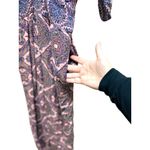 Closet London Boho Print Kimono Maxi Dress Pink Size 6 Coastal Summer Hippie Photo 7