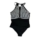 None Women’s size XXL Striped‎ one piece Swimsuit Photo 1