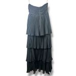 Lulus NWOT Seriously Sensational Black Strapless Flouncy Tiered Maxi Dress XS Photo 7