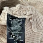 BLANK NYC Horizontal Cable Crewneck Sweater Tan Aspen NWTs size XS Photo 7