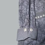 Midnight velvet Black Women's gothic Coat Size M Photo 6