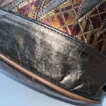 Paris Handbags New York Vintage Multiple Metallic Patchwork Bucket Bag Gold Photo 4